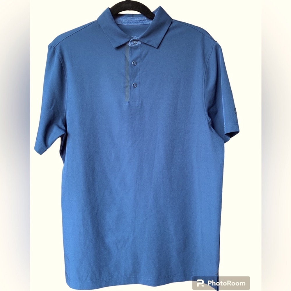Champion C9 Men’s Navy Blue Short Sleeve Polo Shirt Stretch Size: Medium